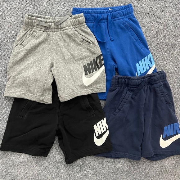 Nike Other - Nike Kids' Shorts - set of 4 Gray, Blue, navy, Black